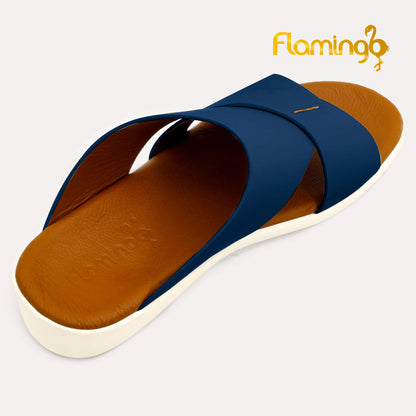 Flamingo[FG102]817 Navy Gents Arabic Sandal