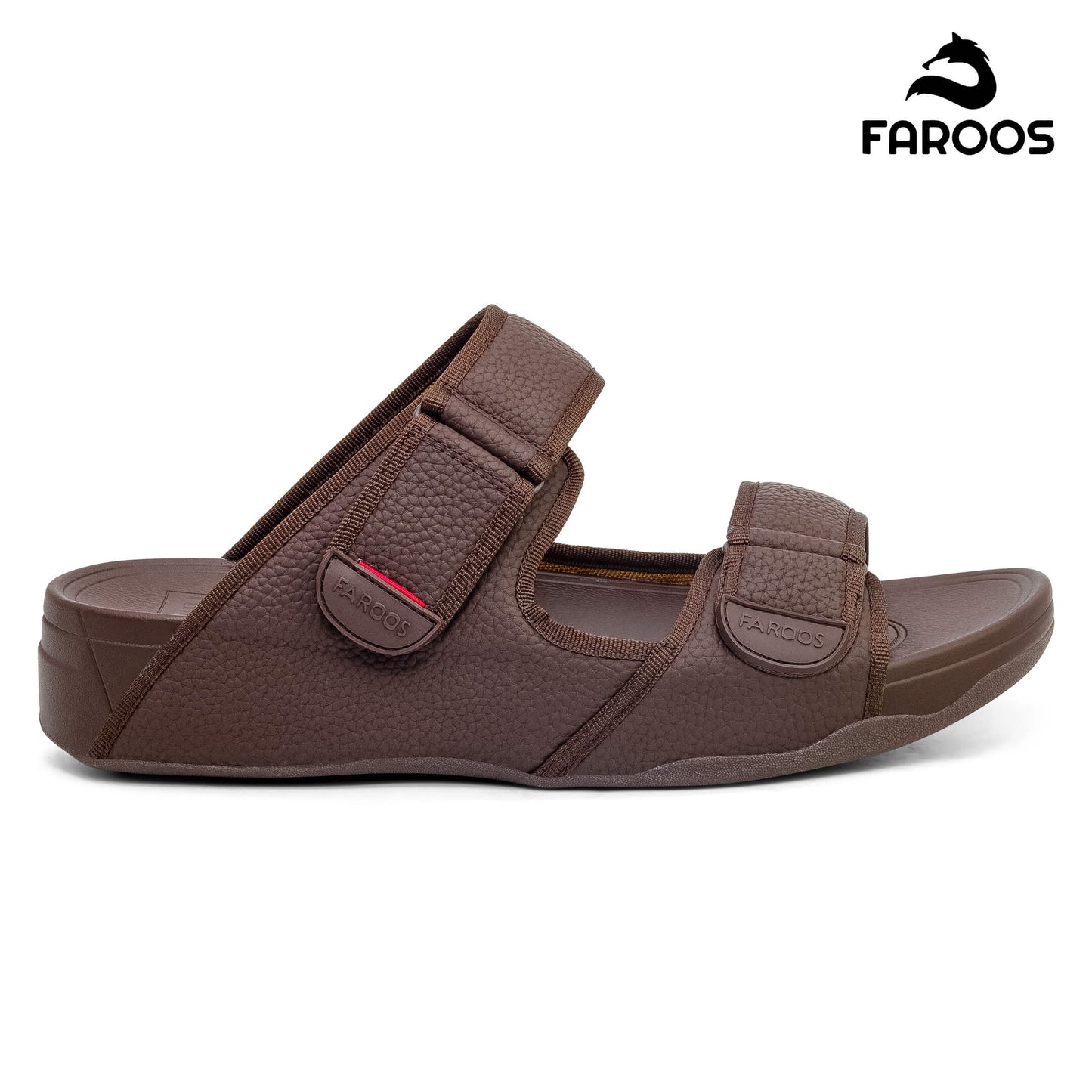Faroos[F458]M129 Brown Gents Arabic Sandal