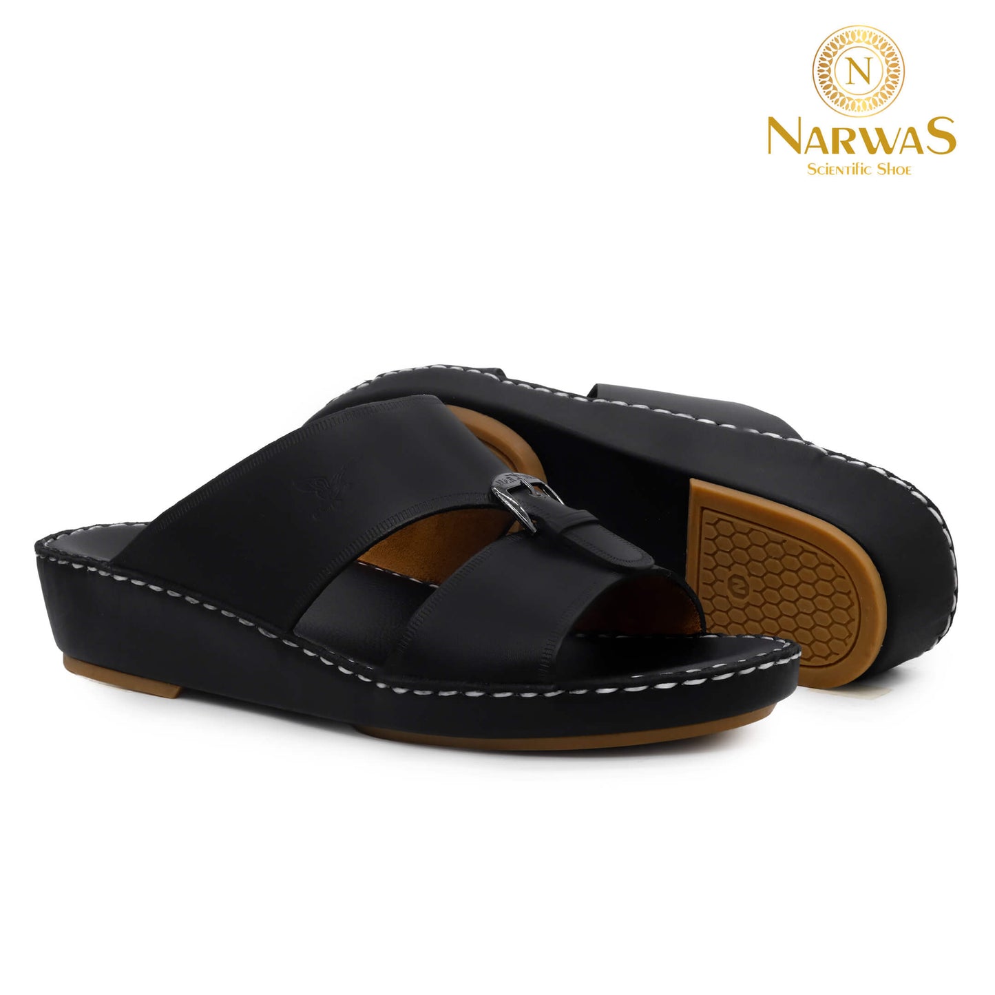 Narwas [B] 2000 Full Black Gents Sandal