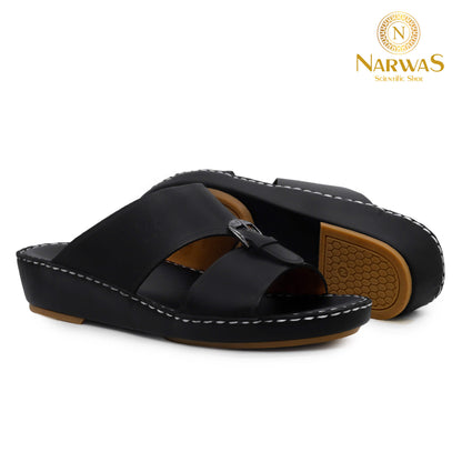 Narwas [B] 2000 Full Black Gents Sandal