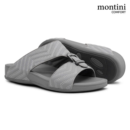 Montini M026(C87) Gray Gents Arabic Sandal