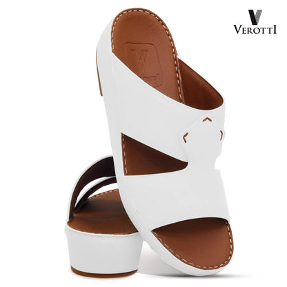 Verotti[X473]VTS-103 White Gents Arabic Sandal