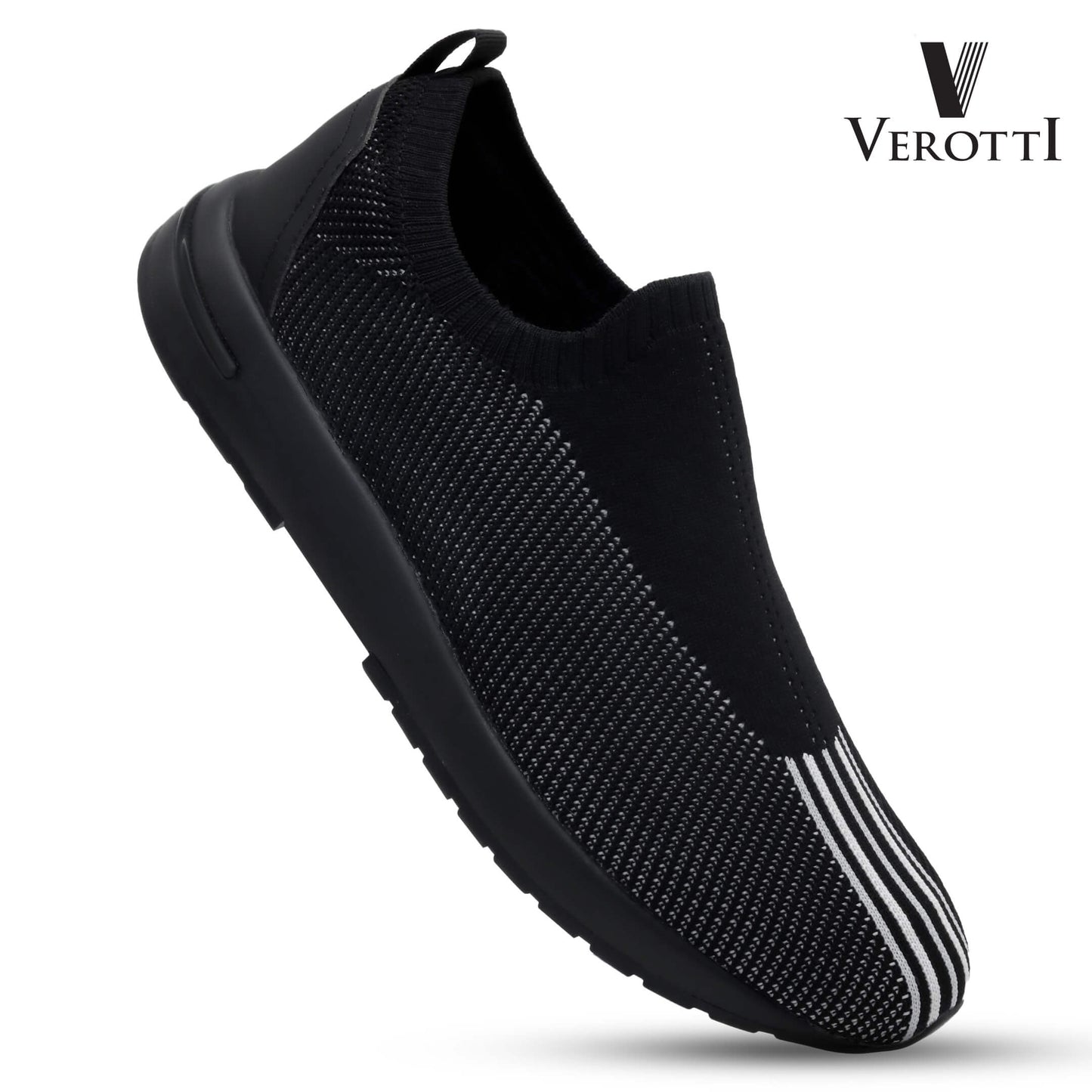 Verotti[X343]922 Full Black Gents Shoes
