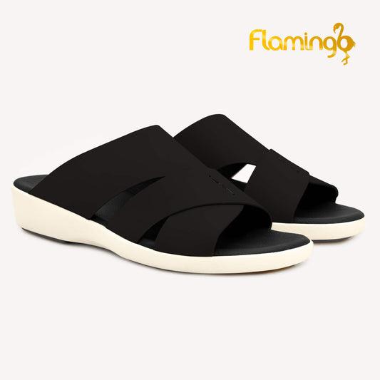 Flamingo[FG113]817 Black Gents Arabic Sandal