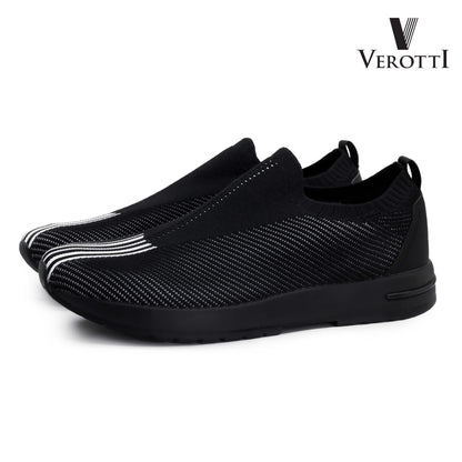 Verotti[X343]922 Full Black Gents Shoes