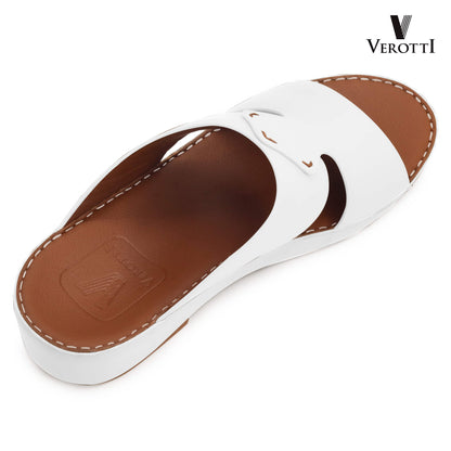 Verotti[X473]VTS-103 White Gents Arabic Sandal