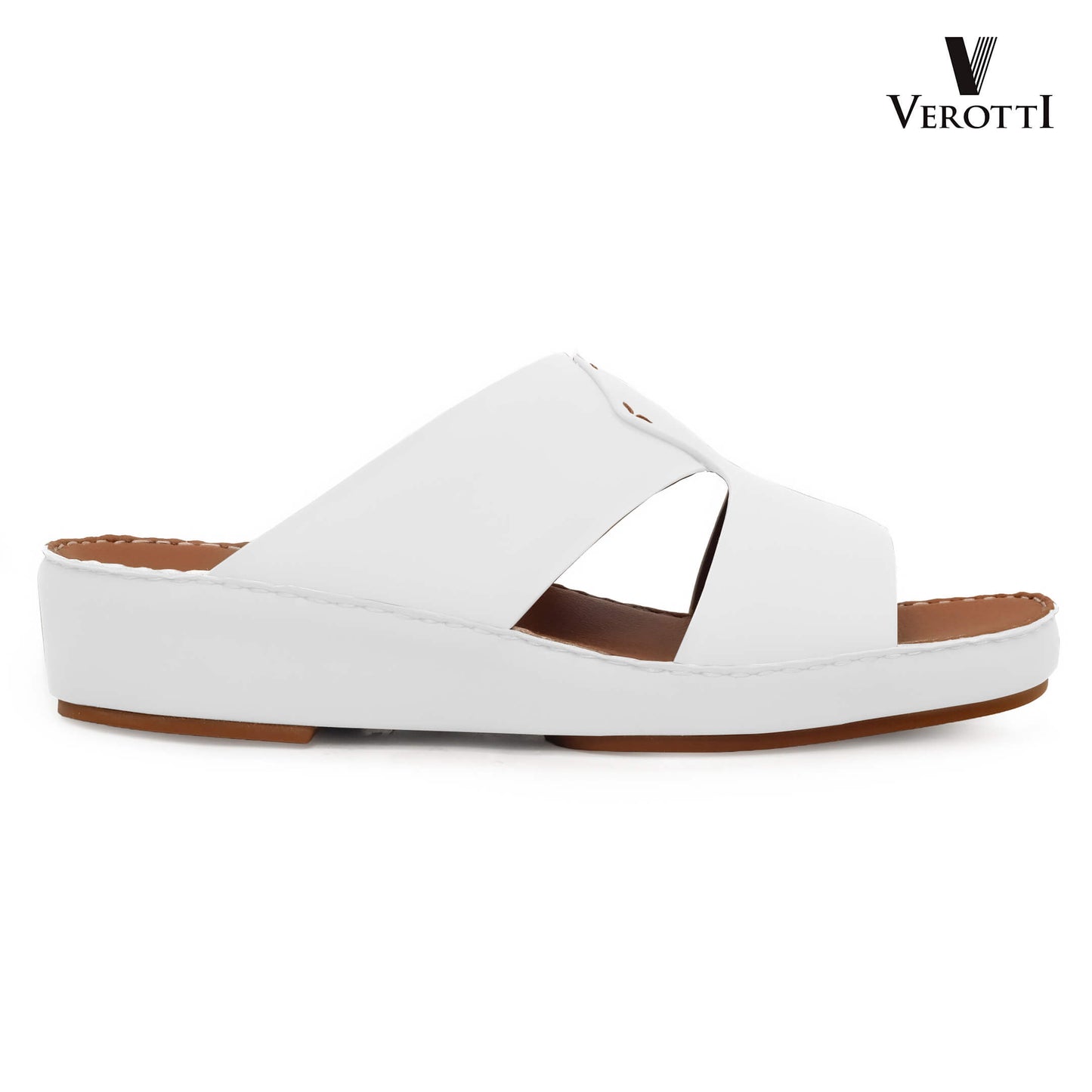 Verotti[X473]VTS-103 White Gents Arabic Sandal