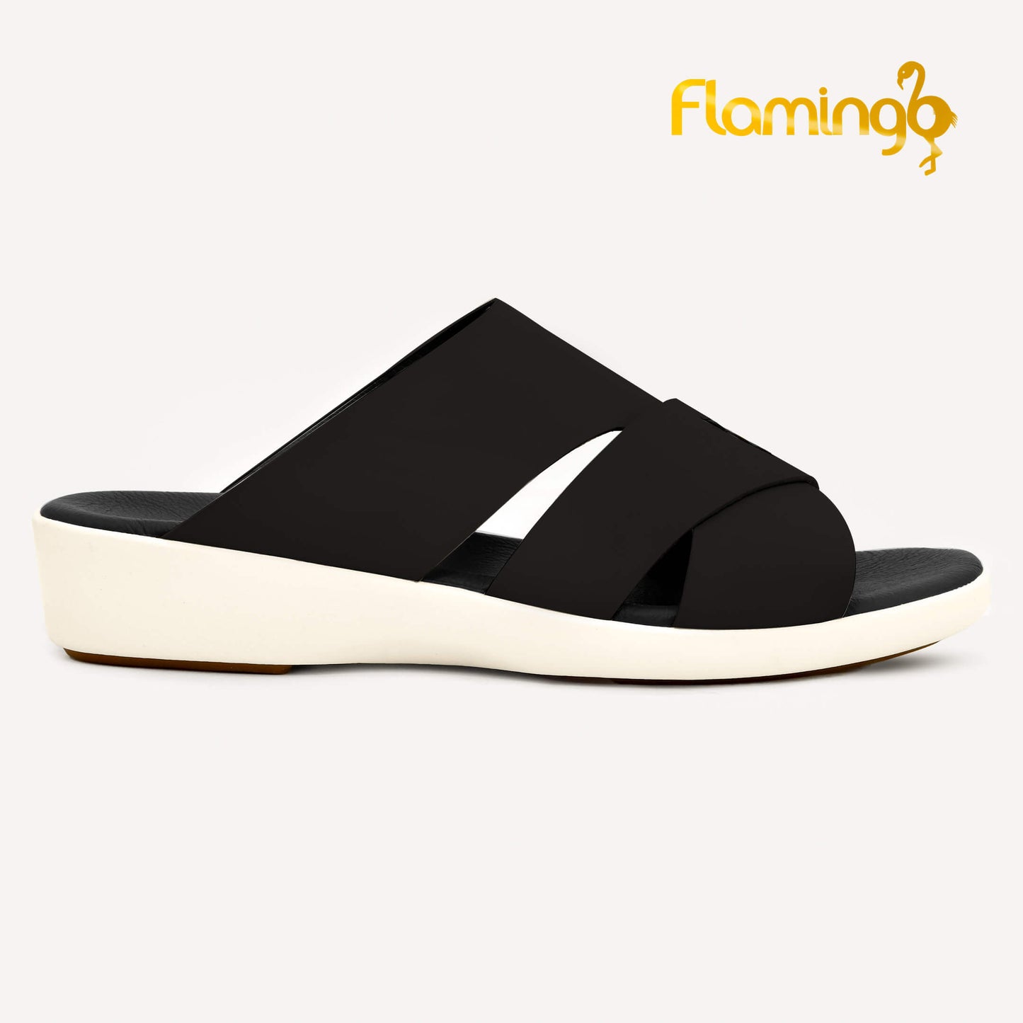 Flamingo[FG113]817 Black Gents Arabic Sandal