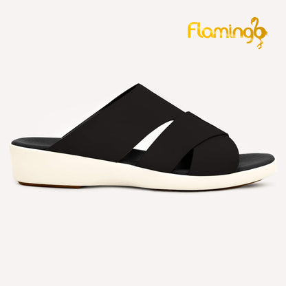 Flamingo[FG113]817 Black Gents Arabic Sandal