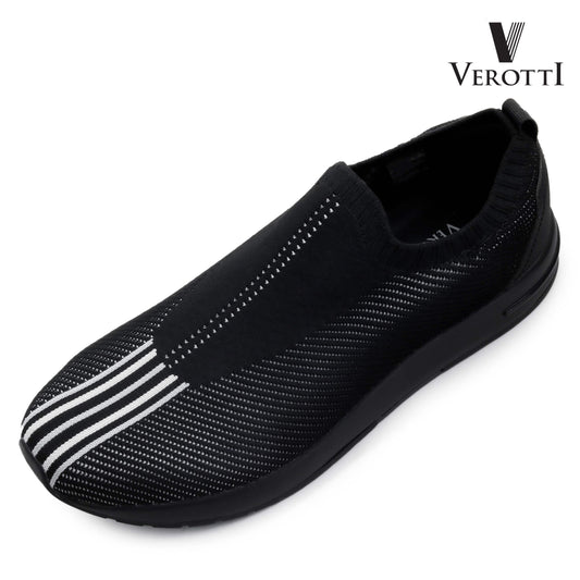 Verotti[X343]922 Full Black Gents Shoes