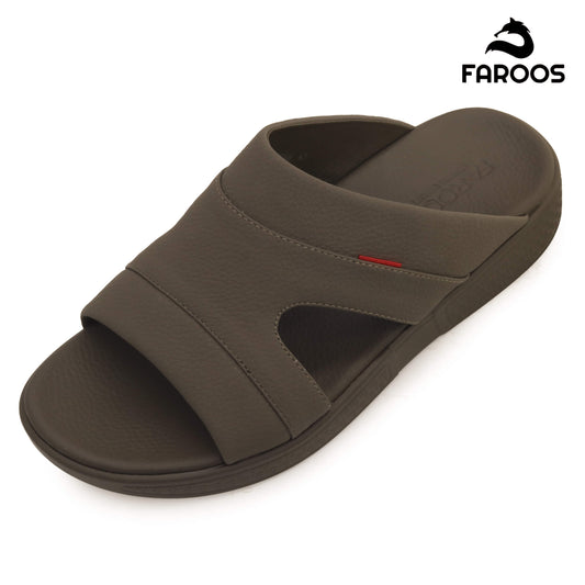 Faroos[F515]M099 Truffle Gents Arabic Sandal