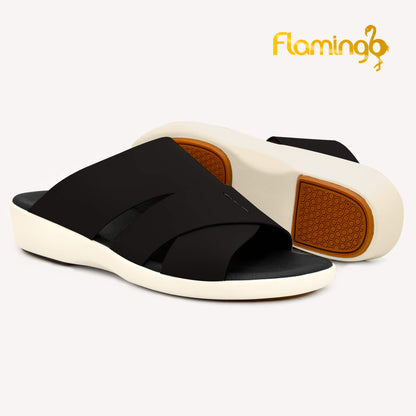 Flamingo[FG113]817 Black Gents Arabic Sandal