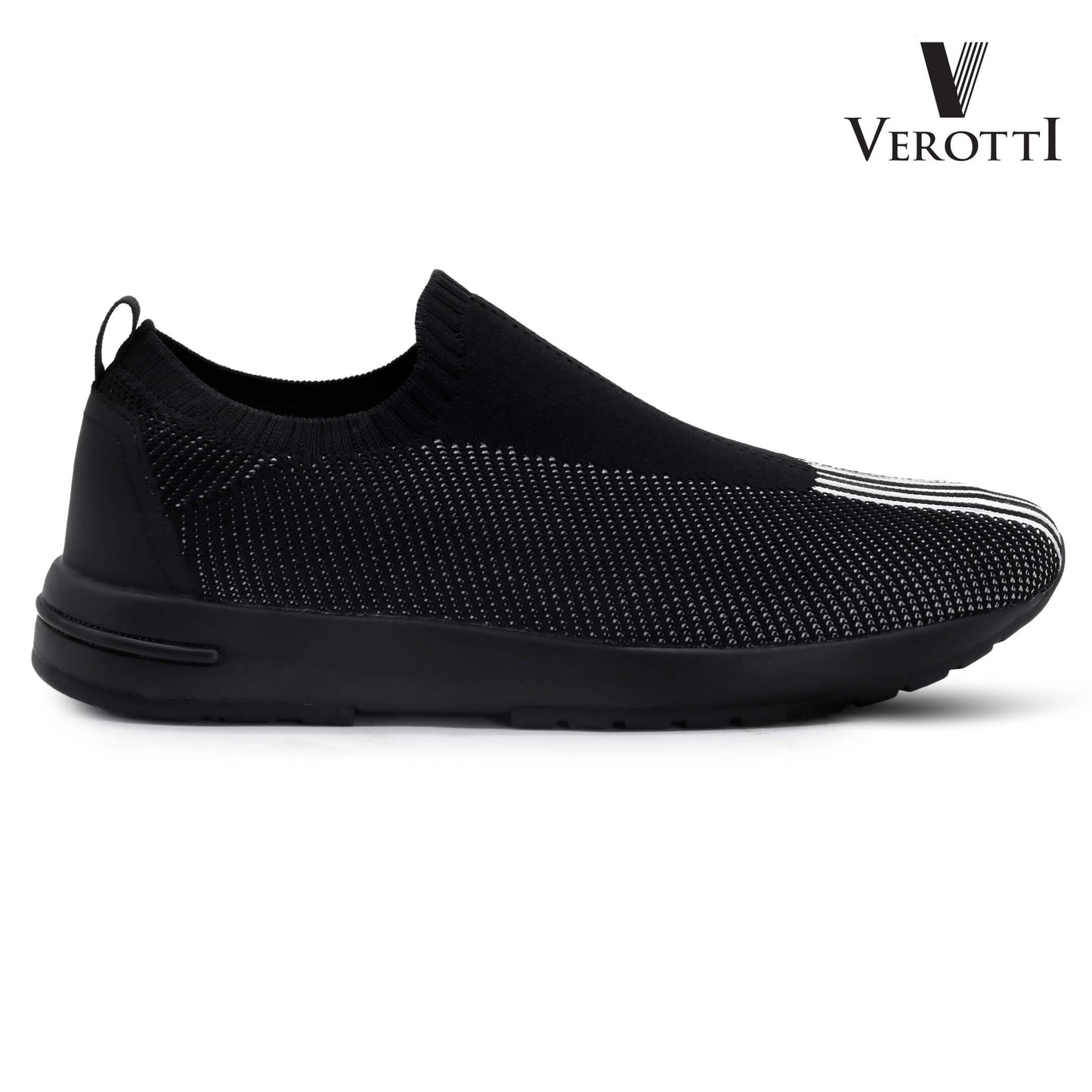 Verotti[X343]922 Full Black Gents Shoes