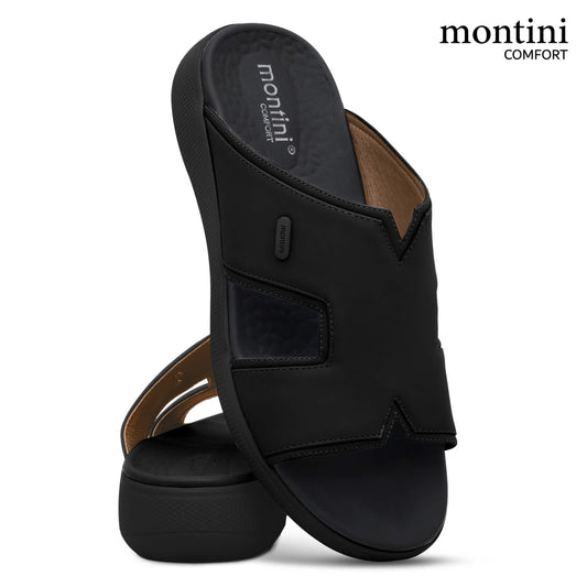 Montini M015(C77) Black Gents Arabic Sandal