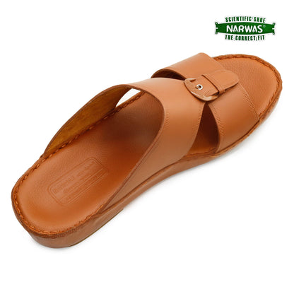 Narwas 2000[NG116] Tan Gents Arabic Sandal
