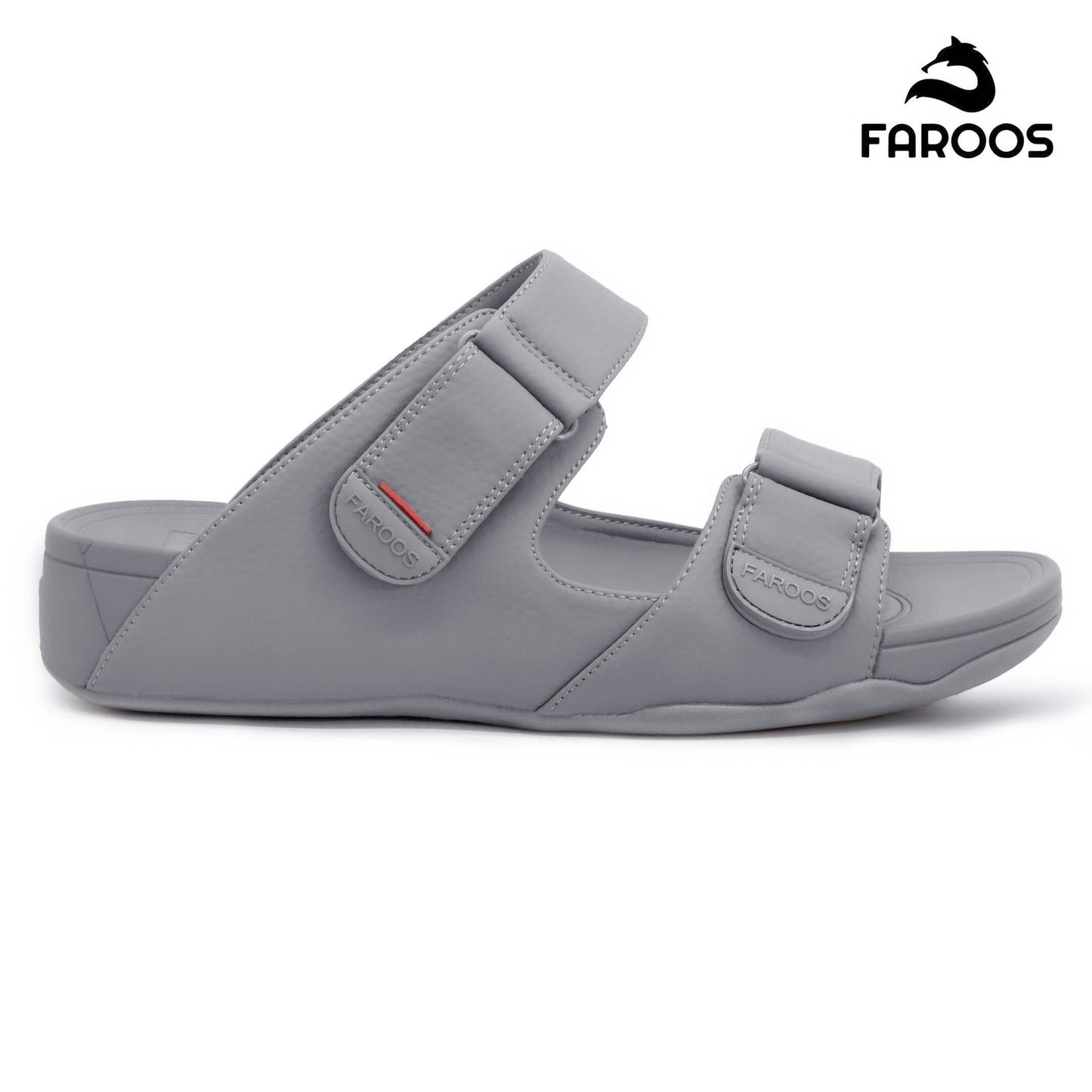 Faroos[F306]M120 Light Gray Gents Arabic Sandal