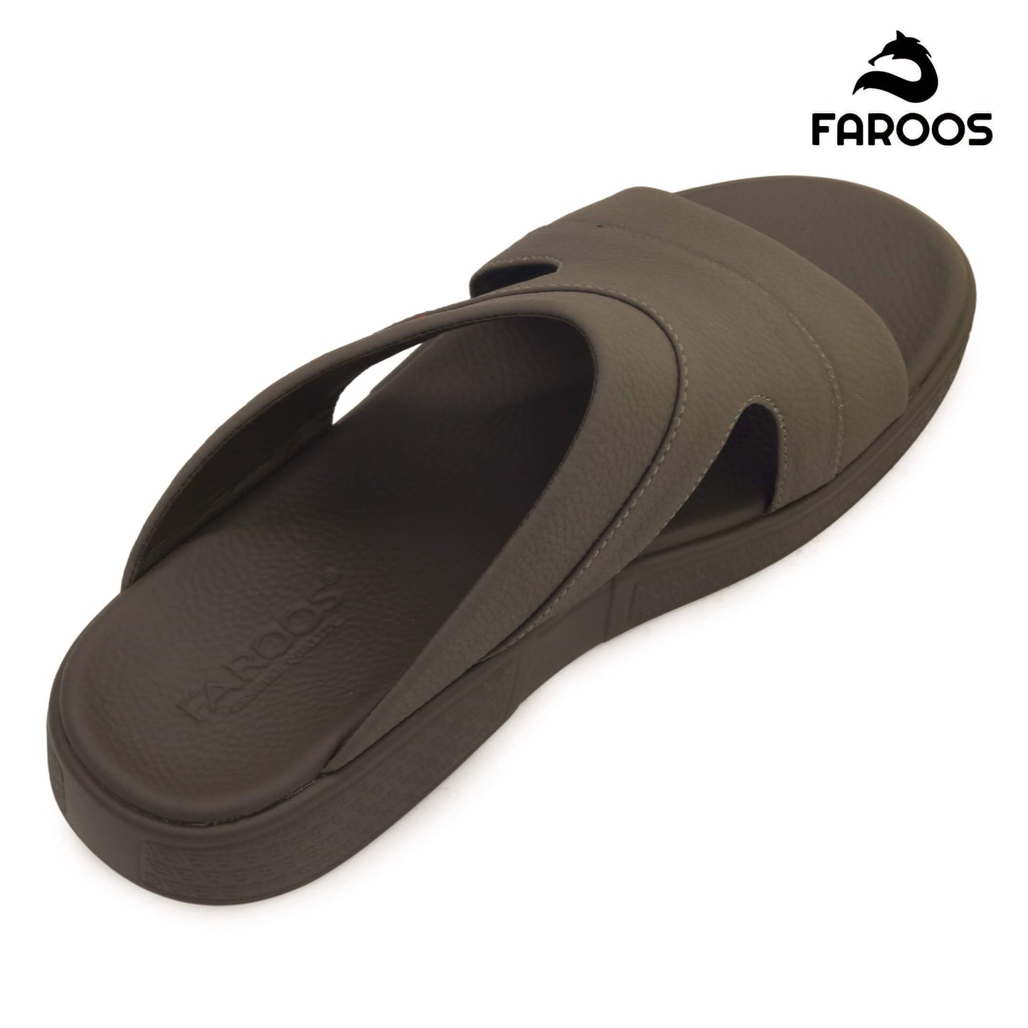 Faroos[F515]M099 Truffle Gents Arabic Sandal