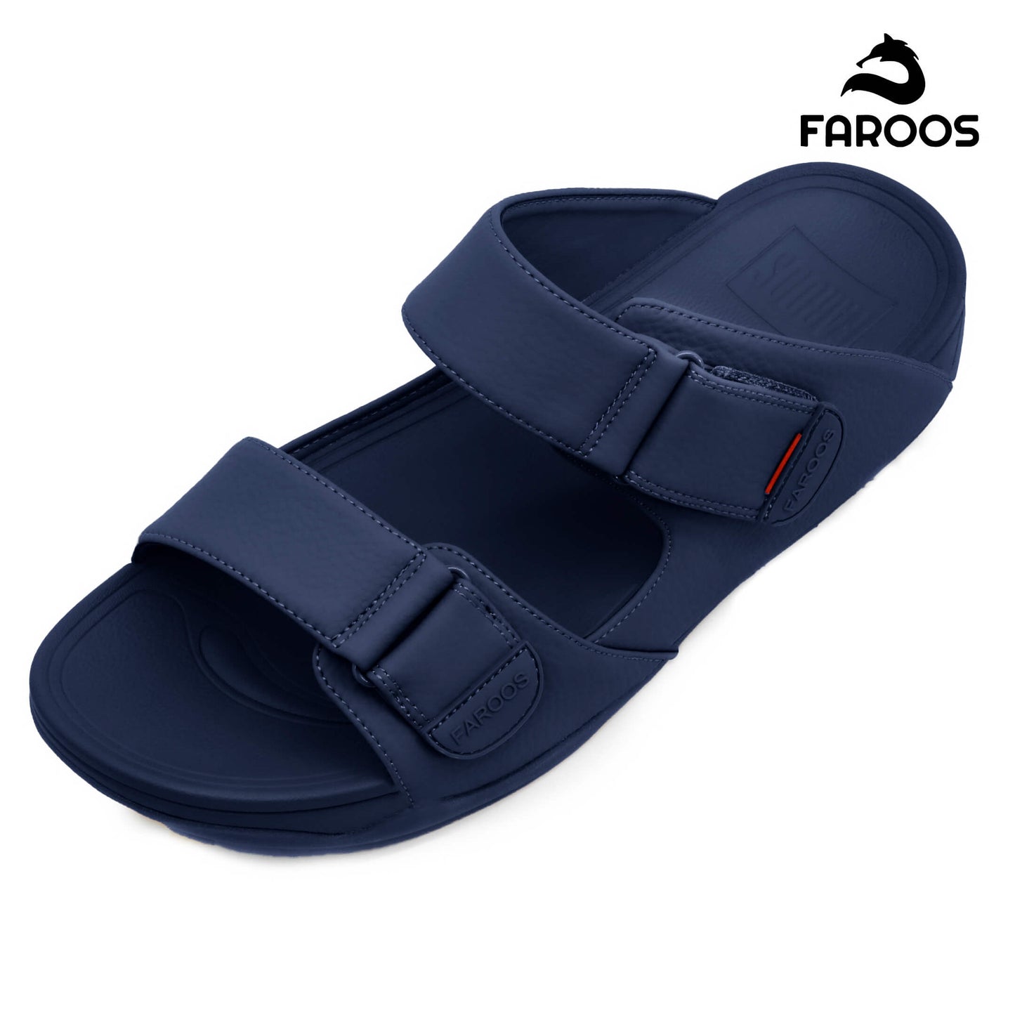 Faroos[F307]M120 Navy Gents Arabic Sandal