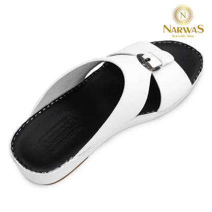 Narwas 2000 [NG126] White Black Gents Sandal