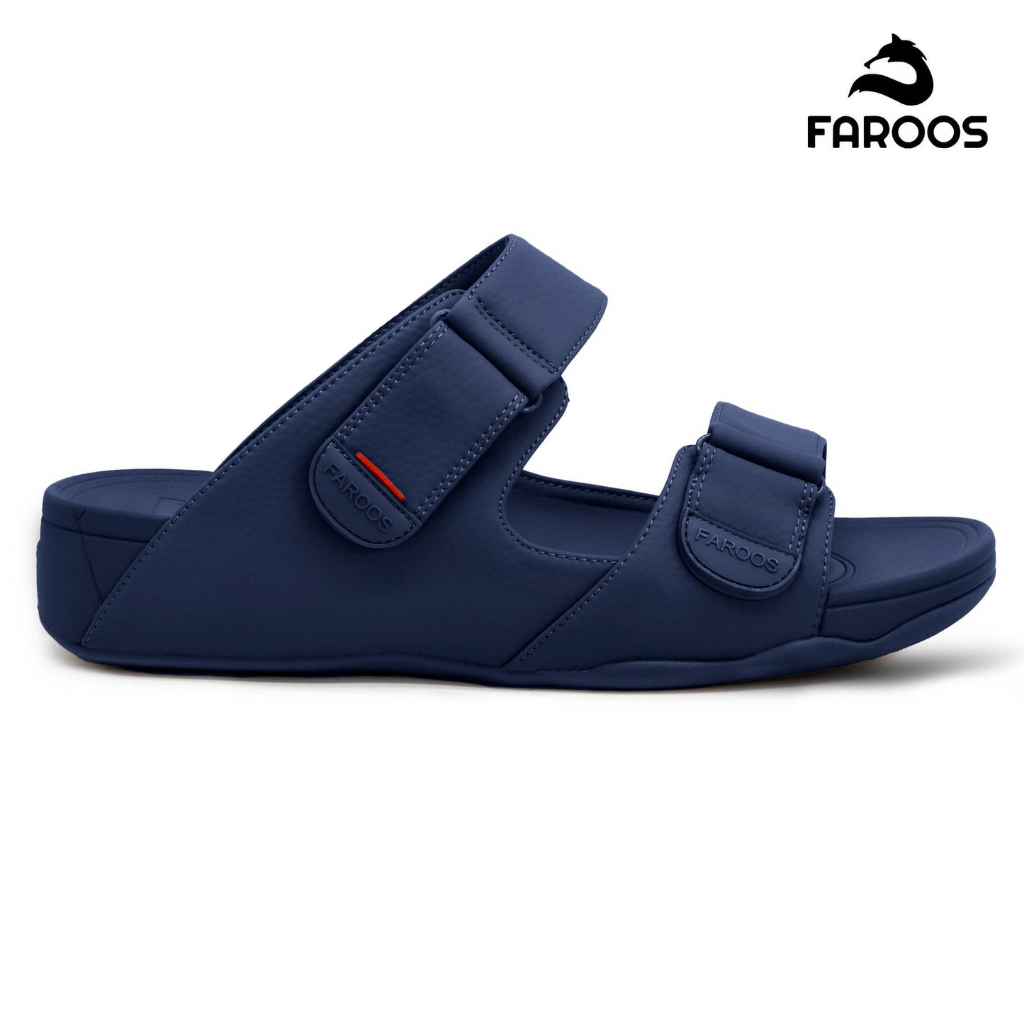 Faroos[F307]M120 Navy Gents Arabic Sandal