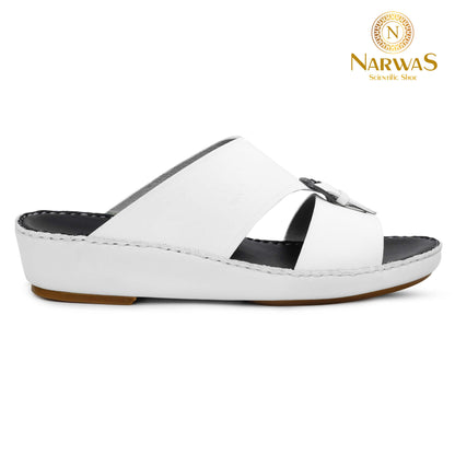 Narwas 2000 [NG126] White Black Gents Sandal