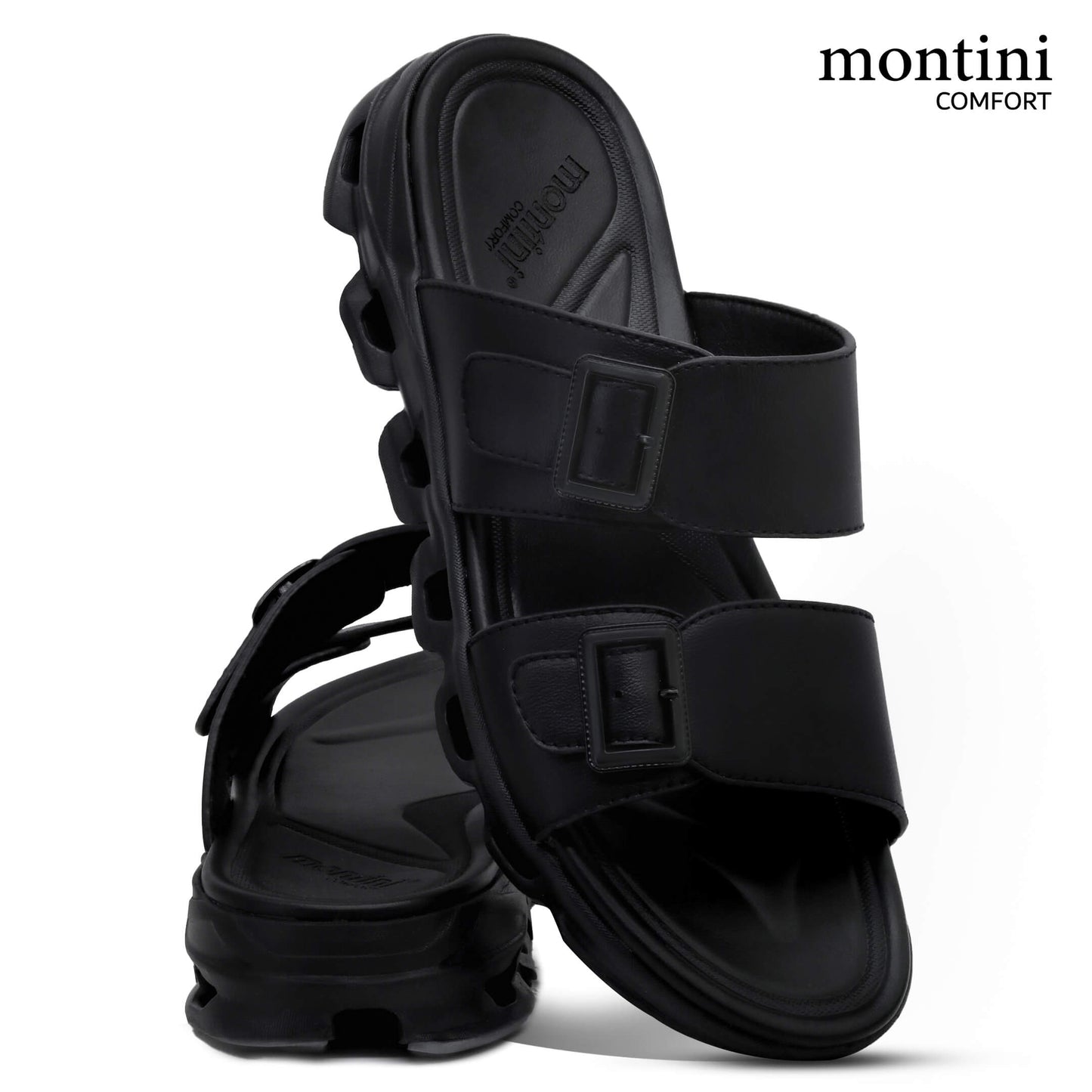 Montini GX-101(C49) Black Gents Arabic Sandal
