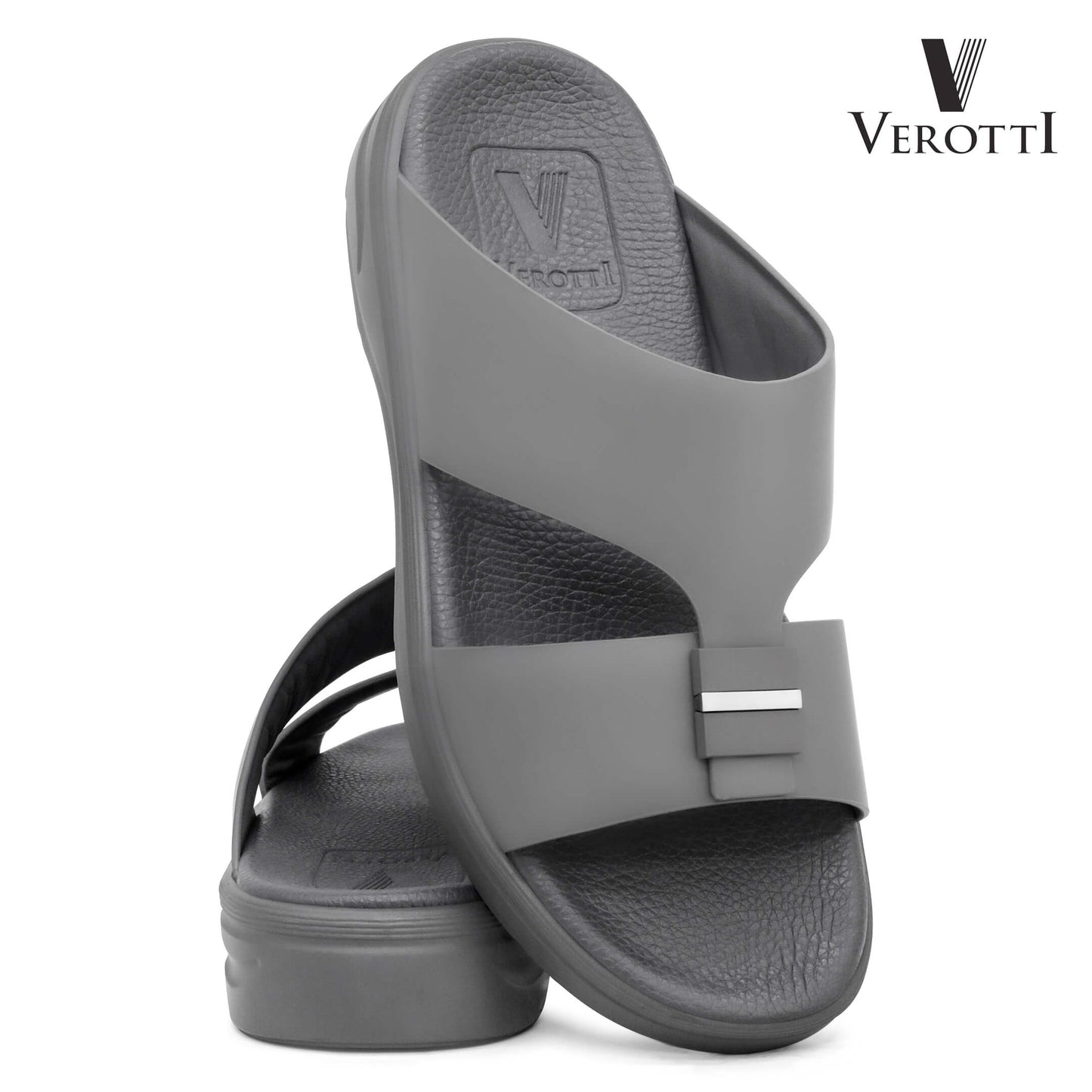 Verotti[X457]VTGE-03 Gray Gents Arabic Sandal