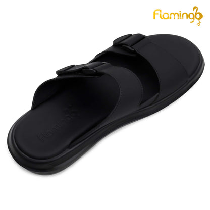 Flamingo Premium[FG124]8078 Black Gents Arabic Sandal