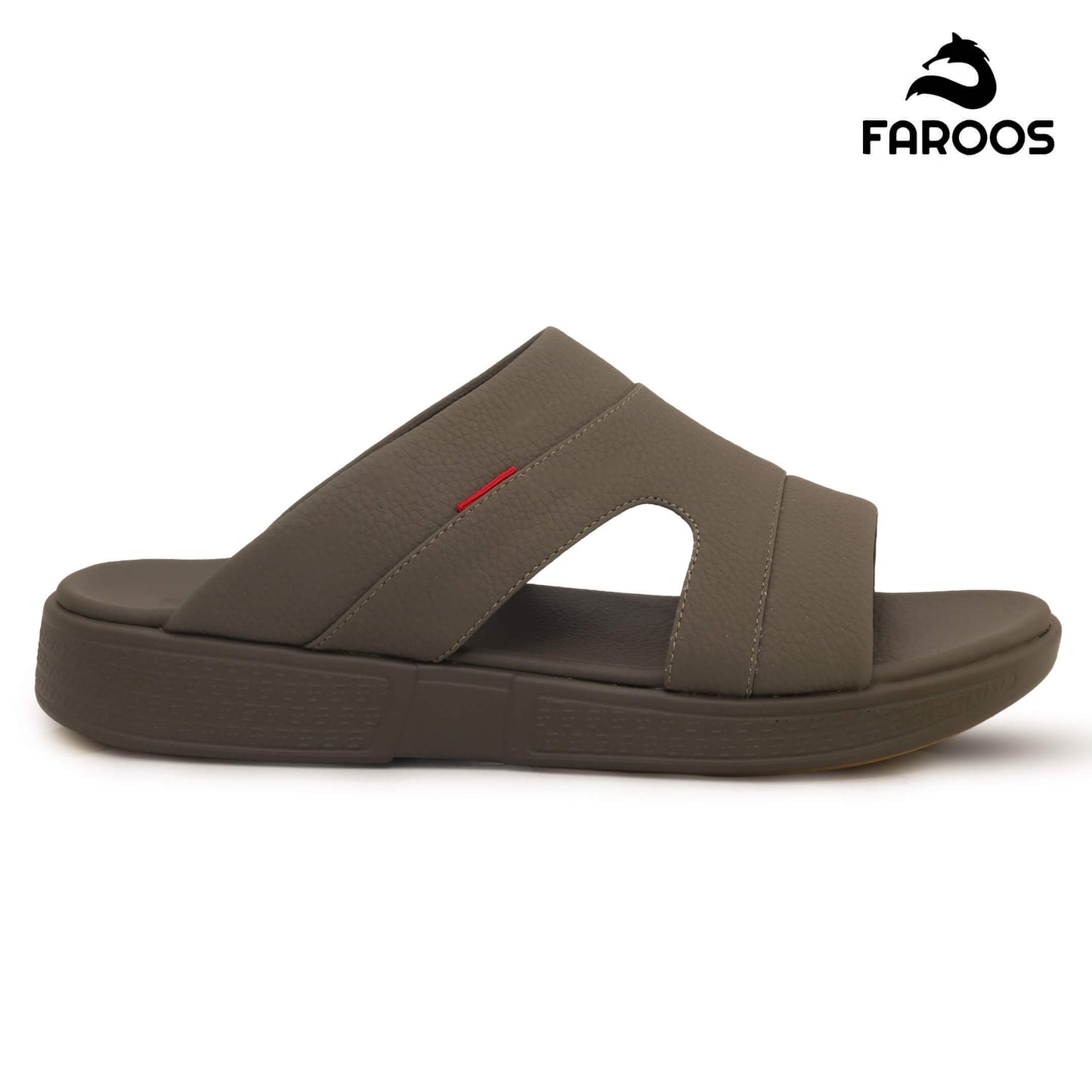 Faroos[F515]M099 Truffle Gents Arabic Sandal