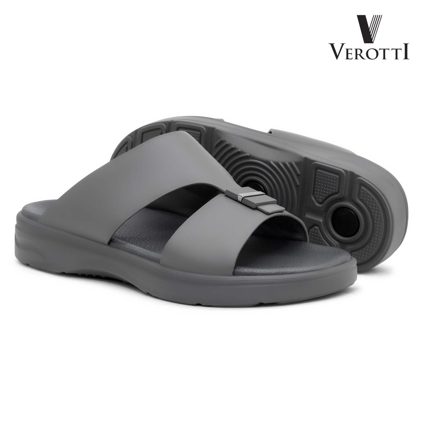 Verotti[X457]VTGE-03 Gray Gents Arabic Sandal