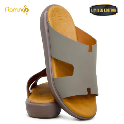 Flamingo Premium[FG111]7009 Stone Gents Arabic Sandal