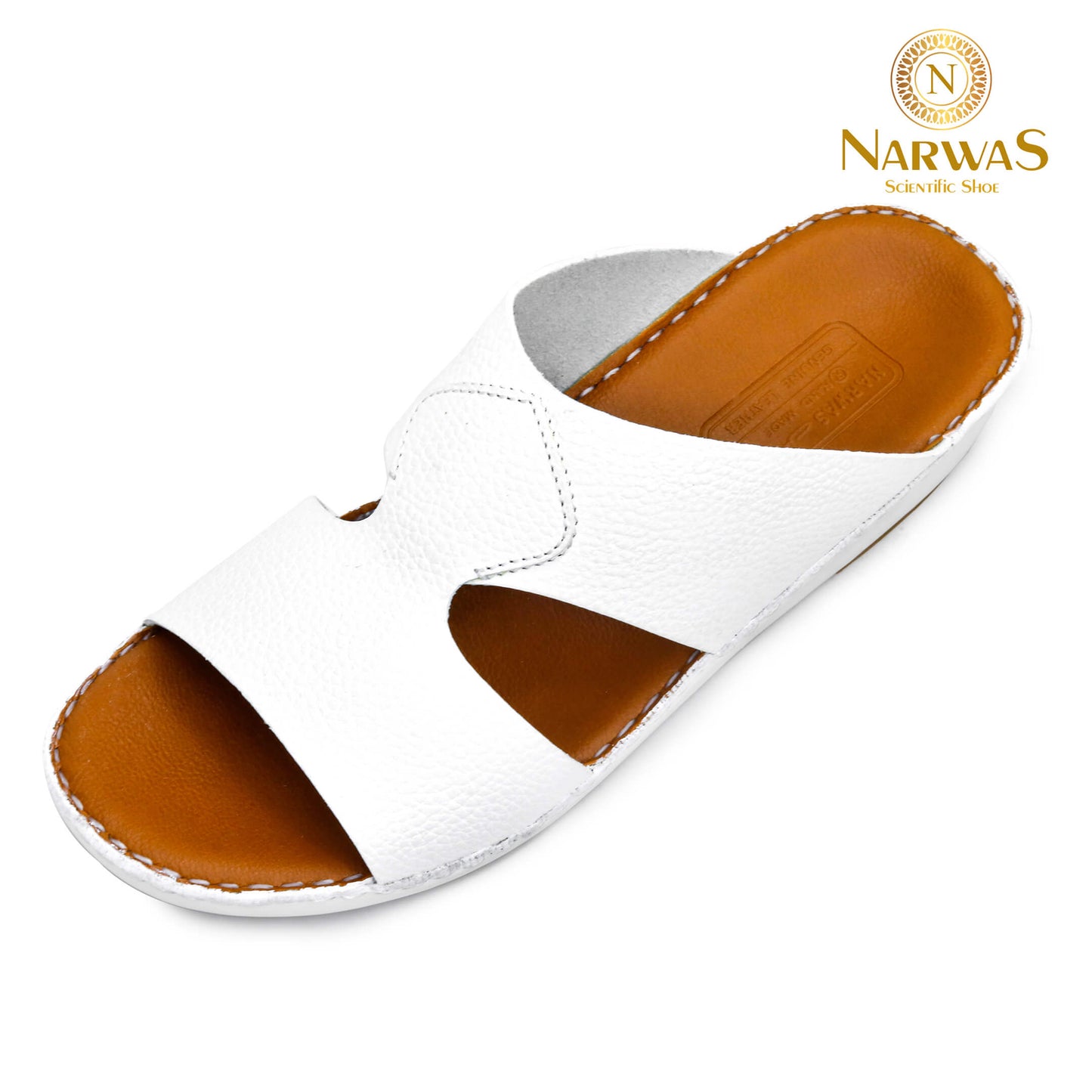 Narwas 1000 [NG132] White Gents Sandal