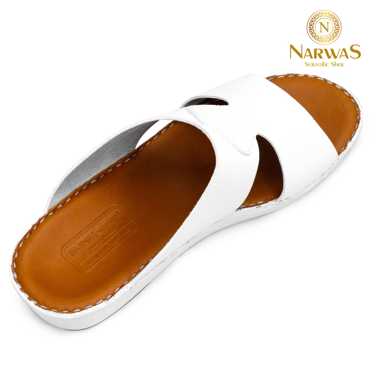 Narwas 1000 [NG132] White Gents Sandal