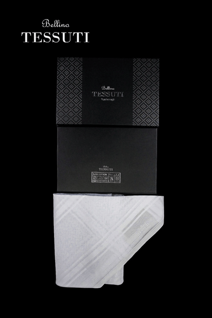 غترة تيسوتي البيضاء الفاخرة خفيفة الوزن وجيدة التهوية للرجال