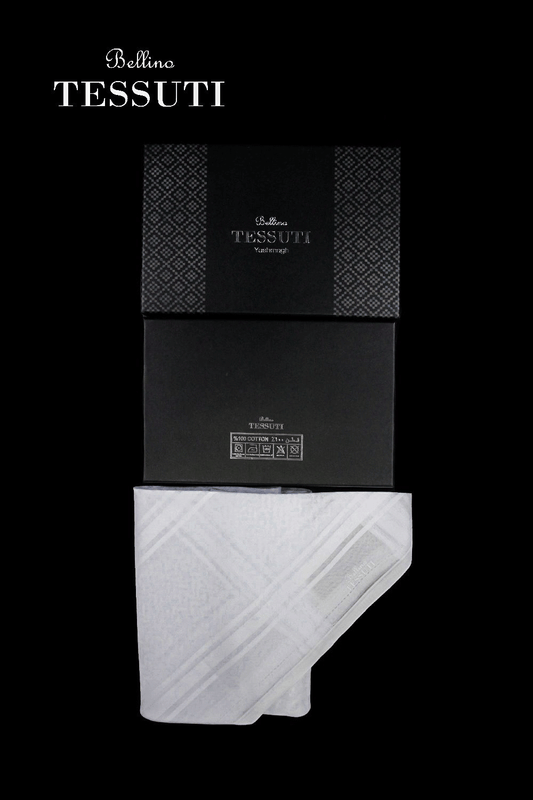 TESSUTI Premium Lightweight & Breathable White Arabic Ghutra for Men