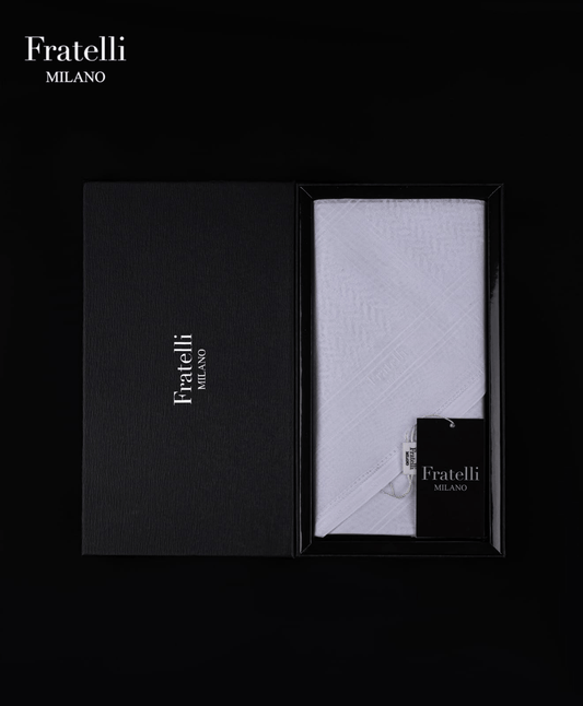 Fratelli Milano Premium Lightweight & Breathable White Arabic Ghutra for Men